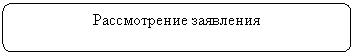 Скругленный прямоугольник: Рассмотрение заявления