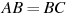 AB=BC