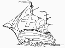 columbus day coloring book pages