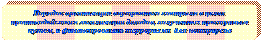 Блок-схема: альтернативный процесс: Порядок организации внутреннего контроля в целях противодействия легализации доходов, полученных преступным путем, и финансированию терроризма для нотариусов