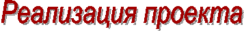 Реализация проекта