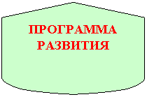 Блок-схема: дисплей: ПРОГРАММА РАЗВИТИЯ