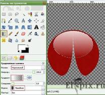 ����� Gimp. ������ ����� �������.