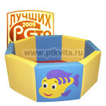 «Сухой бассейн» с аппликацией