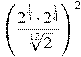 {{\left(\frac{{{2}^{\frac{1}{3}}}\cdot