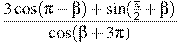 \frac{3\cos
