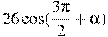 26\cos (\frac{3\pi }{2}+\alpha )