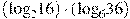 ({{\log }_{2}}16)\cdot ({{\log }_{6}}36)