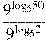 \frac{{{9}^{{{\log