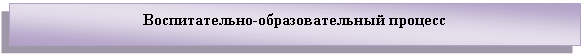 Подпись: Воспитательно-образовательный процесс