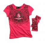 ��������: Leopard Print 2Fer Short Sleev