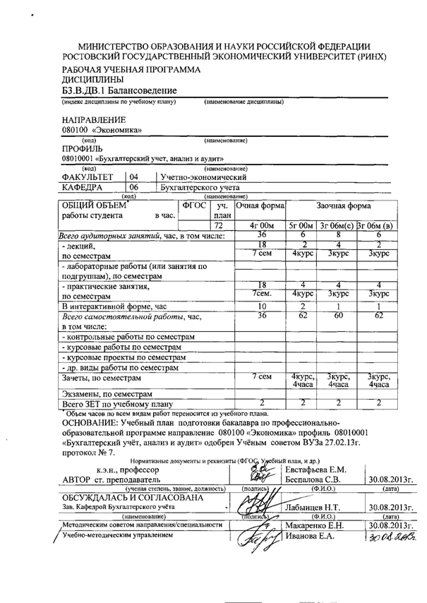 Описание: МИНИСТЕРСТВО ОБРАЗОВАНИЯ И