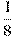 \frac{1}{8}