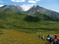Шавлинский заказник у Белухи. Маршрут № 000, конный.