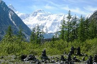 Шавлинский заказник у Белухи. Маршрут № 000, конный.