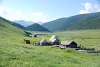 Шавлинский заказник у Белухи. Маршрут № 000, конный.