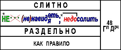 48.НЕ с глаголами и деепричастиями