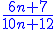 http://www.imathas.com/cgi-bin/mimetex.cgi?\color%7bblue%7d%5Cfrac%7B%7B%7B6%7D%7Bn%7D%2B%7B7%7D%7D%7D%7B%7B%7B10%7D%7Bn%7D%2B%7B12%7D%7D%7D