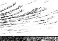 Рис. 114. Перистые облака.