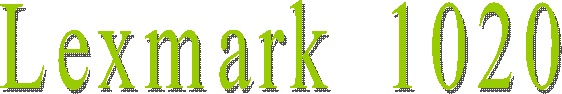 Lexmark 1020