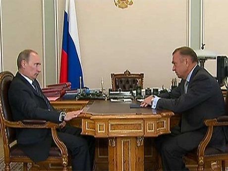 Владимир Путин и Сергей Катырин