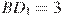BD_1=3