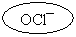 Овал: OCl¯¯