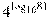 {{4}^{{{\log }_{16}}81}}
