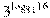 {{3}^{{{\log }_{81}}16}}