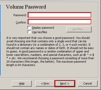 TrueCrypt GUI
