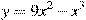 y=9x^2-x^3