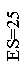 Подпись: ES=25
