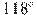 118^\circ