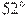 52^\circ