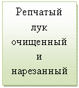 Подпись: Репчатый лук очищенный и нарезанный