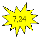 ����� 1: 7,24
