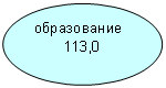 Овал: образование
113,0