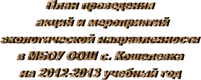 План