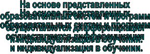 На основе представленных
образовательных систем и программ
осуществляется дифференциация
и индивидуализация в обучении.,На основе представленных
образовательных систем и программ
осуществляется дифференциация
и индивидуализация в обучении.,На основе представленных
образовательных систем и программ
осуществляется дифференциация
и индивидуализация в обучении.,На основе представленных
образовательных систем и программ
осуществляется дифференциация
и индивидуализация в обучении.,На основе представленных
образовательных систем и программ
осуществляется дифференциация
и индивидуализация в обучении.,На основе представленных
образовательных систем и программ
осуществляется дифференциация
и индивидуализация в обучении.,На основе представленных
образовательных систем и программ
осуществляется дифференциация
и индивидуализация в обучении.