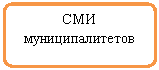 Блок-схема: альтернативный процесс: СМИ муниципалитетов