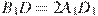 B_1D=2A_1D_1
