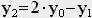 y2=2*y0-y1