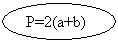 ����: P=2(a+b)
