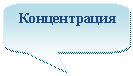 Скругленная прямоугольная выноска: Концентрация