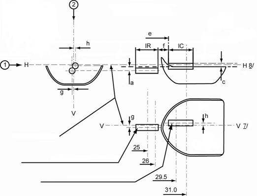 Position of filaments H17 revised drawing