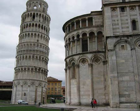 ��������� ����� (Torre pendente di Pisa) � ������������ ����� �����-����� ������� , ����, ������, ������ ������������� 1173 ���