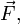 \vec F,