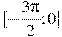 [-\frac{3\pi }{2};0]