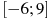 ��������: [-6;9]