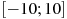 ��������: [-10;10]